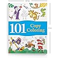 101 Copy Coloring: Fun Activity Book For Children Paperback by Wonder House Books