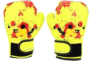 ROSEBEAR Kinder Boxhandschuhe 3-12 Jahre Kids Punching Handschuhe, Mini Box-Handschuhe Junior für Jungen & Mädchen, Training Gloves für Boxen, MMA, Muay Thai, Kickboxen, Boxsack Training