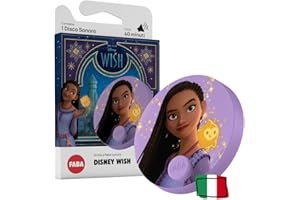 FABA Disco Sonoro Disney - Wish - Storie e fiabe sonore per bambini e bambine 5-10 anni - Ascoltabile con il Raccontastorie e FABA+, gioco educativo versione italiana