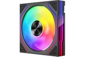 TZMRIT PRISM-STARTRAIL 120mm Infinite Mirror ARGB PC Lüfter mit PWM Control und ARGB Effekt,1850RPM,58.36CFM (BK)