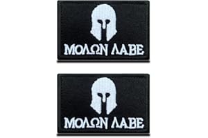 ZCKETO 2 toppe tattiche da guerriero spartano, per zaini, cappelli, gilet, borse, abbigliamento da spettacolo all'aperto, uniformi per cani, pettorina militare, in jersey tattico