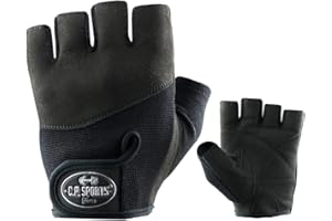C.P.Sports Iron-Handschuh Komfort | gepolsterte Trainingshandschuhe Herren und Damen | Handschuhe für Kraftsport, Krafttraining, Bodybuilding, Gym, Fitness, Sport oder Fahrradhandschuhe