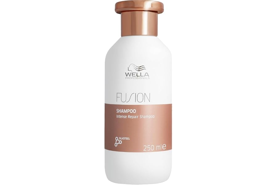 Wella Professionals FUSION Champú de Reparación Intensa para Cabello Seco y Dañado - Brillo y anti rotura