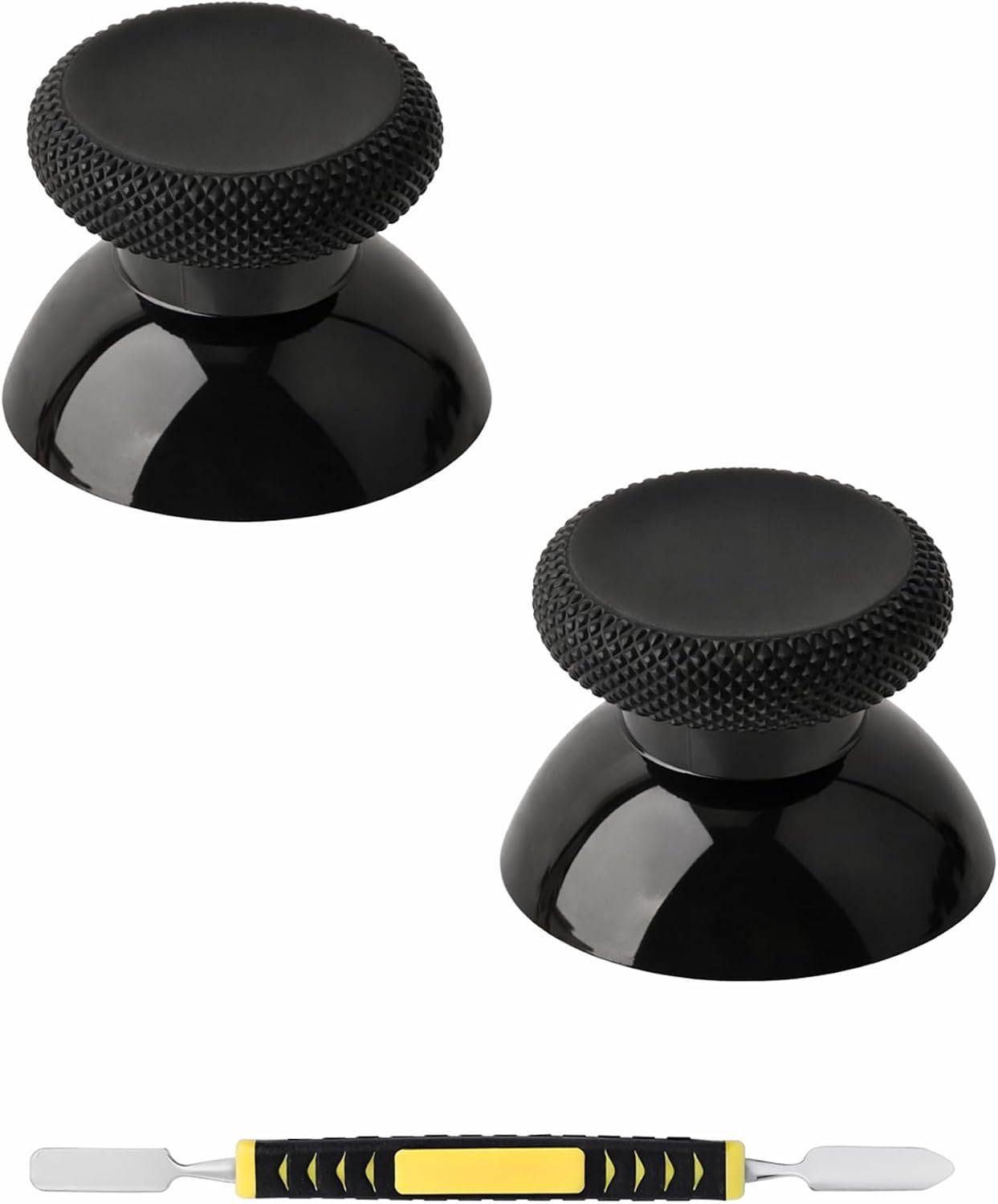 TOMISN Thumbstick Replacement Kit for Oculus Quest 2, for Meta Quest 3, for Quest 3S Controller - Thumb Sticks VR Accessories Repair Parts for Quest Pro Left Right Controllers Joystick Cover with Tool