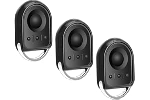 DIYUNA （Pack de 3）Télécommandes Portail 433,42 MHz - Télécommande Compatible avec Somfy Keygo Porte de Garage 1841064, Elle ne peut pas remplacer le modèle Somfy Keygo io - 1841134（4 Canaux)