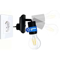 Trango 2er Pack LED Steckerleuchten - Flexible Wand Produktbild-Vorschau 4