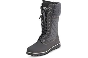 POLARR Polar Damen Schnee Dauerhaft Draussen Thermal Winter Warm Wasserdicht Mittelhoher Stiefel
