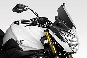 FZ8 Fazer 800 2010/15 - Kit Carenabris 'Warrior' (R-0680) - Parabrisas Lunas Cúpula de Aluminio - Tornillería Incluido - Accesorios De Pretto Moto (DPM Race) - 100% Made in Italy