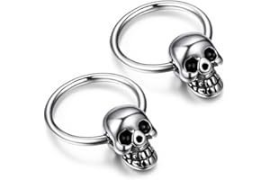 JewelryWe Orecchini Punk Ciondolo Taschio