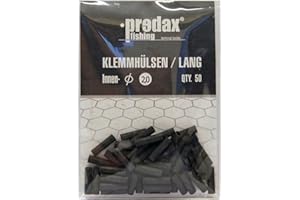 ‎PREDAX Predax Klemmhülsen - 50 Quetschhülsen für Stahlvorfächer