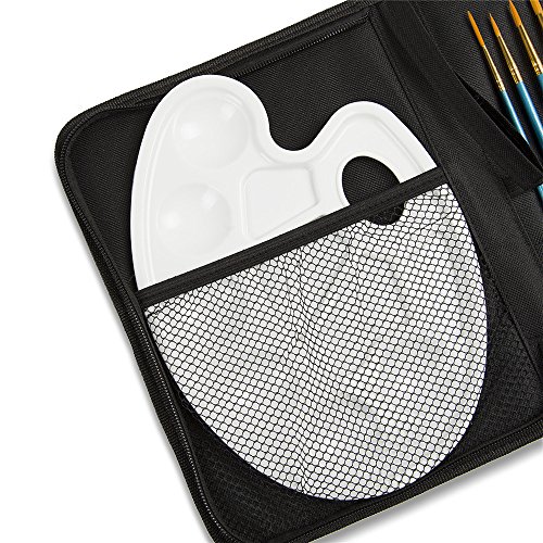CONDA Artist 12stk Pinsel-Set mit Palette für Wasserfarben Öl Acryl Malerei - 8