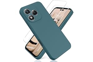 YiKaDa - Hülle für Honor 400 Lite, mit [2 Stück] Schutzfolie, Ultradünnes Weiches TPU Silikon Schutzhülle - Dunkles Nachtgrün