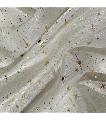 Christmas Concepts® 9 Mètres X 40 Cm Tissu Organza Transparent