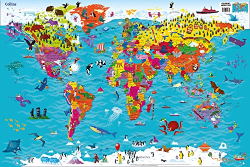 Preisvergleich Produktbild Collins Children's World Map