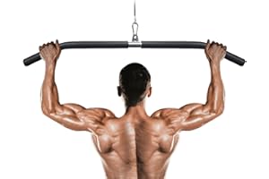 Lyndwin Barre Tirage Musculation, Barre de Tirage Dos, Arrière Levier de Tension Épaule Tirant Tige Barre Tirage Dos Musculation Accessoire Tirage Musculation