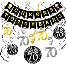 Amazon.co.uk: 70th birthday party supplies
