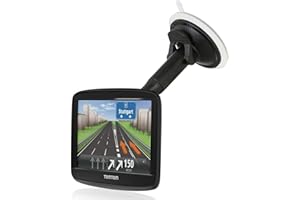 Wicked Chili Uchwyt samochodowy kompatybilny z Tomtom Start 42, Start 52, Start 62, VIA 52, VIA 62, VIA 62 urządzenia nawigacyjne na szybę samochodu (patrz lista kompatybilności, Made in Germany)