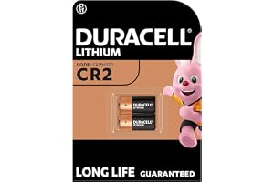 Duracell High Power Lithium CR2 Battery 3 V, Pack of 2 (CR15H270) Designed for Use in Sensors, Keyless Locks, Photo Flash and Flashlights