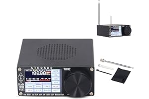Oumefar Portable Shortwave Radio, DSP Full Band Radio Receiver with Spectrum Scanning - Durable & Multi Modes & Handheld - ATS25X2 FM LW Radio Recorder