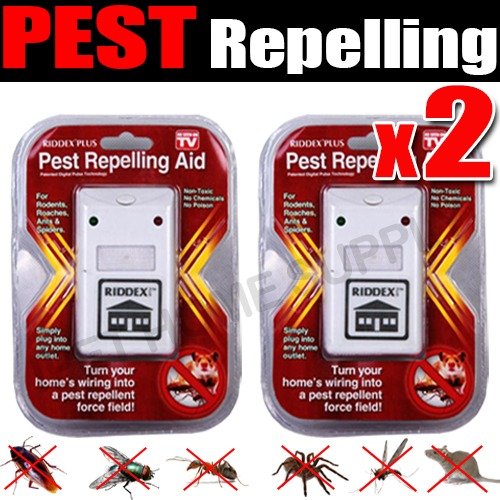 2 Riddex Plus ultrasonidos) para los roedores, las rocas, Les Fourmis, las arañas
