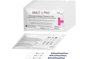 BMUT 50 test di gravidanza ultra sensibile HCG 10 miu/ml – test precoce – test di gravidanza – Strisce reattive per urina