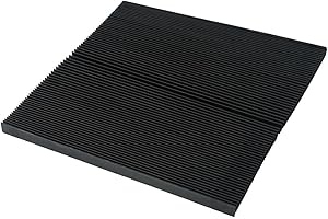 VERSAGENIUS CNC - Protector de máquina para fresado de tela antipolvo flexible de goma protectora con pliegues de acordeón (300 mm)