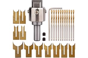 YLSZHY Lot de 26 forets à billes en bois de 6 à 25 mm en carbure de tungstène pour travaux manuels, décoration d'intérieur, bijoux