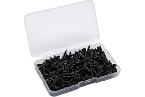 YOFASEN Wkręty Samogwintujące - Standardowe Wkręty Z łbem Krzyżowym Do Płyt Gipsowo-kartonowych, Stal Węglowa, Czarne, M3.5 * 16(200 Pcs)
