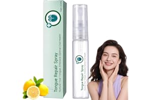 SHUNJIAN Tongue Repair Spray,Dry Mouth Spray for Oral Sore Tongue Relief,Fresh Breath Spray,Long-Lasting Breath Freshener & White Tongue Treatment,Oral Relief Spray,Breath Freshener,Mint Oral Relief Spray