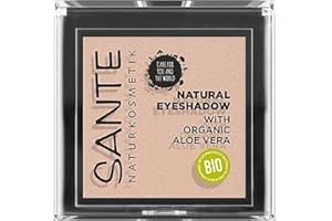 Sante Naturkosmetik Natural Eyeshadow 01 Pearly Opal Ombre à paupières mat aux extraits biologiques végétalien 1,8 g