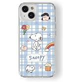 Multitronic iPhone 13 Compatible Snoopy Design Printed Transparent Case, space13i240