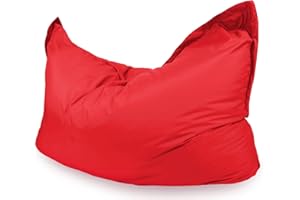 Beautiful Beanbags - Big Brother X-L Funky Bean Bags - Great for Indoor & Outdoor Use, Red