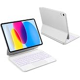 Fogy Apple Ipad 11 A16 11.Nesil/10.nesil 2022/2025 i&ccedil;in Uyumlu X8 Magic Touchpad Işıklı T&uuml;rk&ccedil;e Q Klavyeli Kılıf A3355 A3354 (