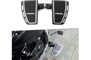 SUPER VICI Vici Motorcycle Foot Pegs Fit For H.onda Rebel CMX1100 2022 2023 2024 | Footrest Enlarge Pedal FootPegs Extension Rebel CMX1100 CMX 1100 Accessories(REBEL-BLACK)