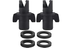 KEENSO Adattatore della valvola dell'Aria, connettore della valvola dell'Aria del Kayak a Tenuta stagna Adattatore della valvola dell'Aria del gommone Adattatore della Pompa Gonfiaggio