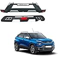 Drivestylish Acrylonitrile Butadiene Styrene (ABS) Front & Rear Bumper Protector Guard for Tata Punch