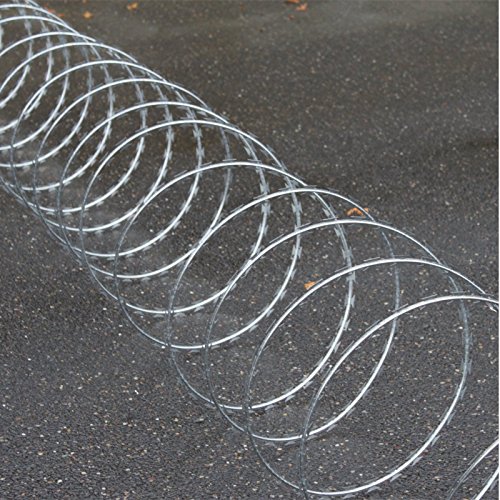 Stacheldraht 50 m (10 m) Natodraht Ø 45 cm Klingendraht Sperrdraht S-Draht