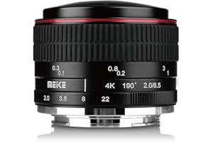 Meike MK 6.5mm f/2.0 Circular Fisheye Lens for Fuji X-mount Mirorrless Cameras with APS-C