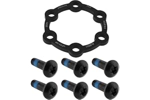 eMagTech Espaciador de Disco de Freno de Buje con Tornillos de Aleaci¨®n de Aluminio Adecuado para La Mayor¨ªa de Bicicletas de Monta?a