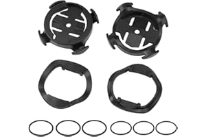 SULIVES Quarter-turn Bike Mount Compatible with Garmin, Garmin Edge 200/500/510/520/800/810/1000, iGPSPORT, XOSS GPS Cycling Computers, Durable Handlebar & Stem Bracket