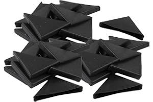 YouU Protezioni angolari - 20 Pezzi Forma Cuscino Protettore Angolare per Tavolo in Vetro a Triplo Angolo 10mm x 75mm