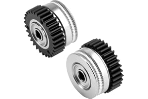 Creality K2/K2 Pro/K2 Plus Extrusionsväxel-kit, officiellt 3D-skrivarfilamentextruder-tillbehör, dubbelväxel-extruderväxelmon