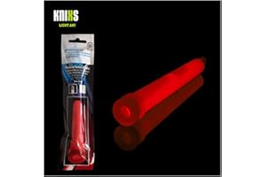 KNIXS - 1x Power Knicklicht, seit 15 Jahren in Profiqualität, Glowstick einzeln verpackt - 150 x 15 mm - Leuchtstab - 7 einfarbig Leuchtend - für Party, Festival, Karneval, Outdoor oder Notlicht