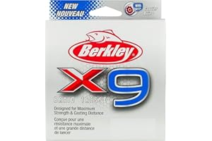 ‎BERKLEY Berkley X9 geflochtene Angelschnur – 9-fache geflochtene Schnur zum Salzwasser- und Süßwasserangeln