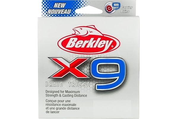 Berkley X9 Fiske Braid Line - Kristall