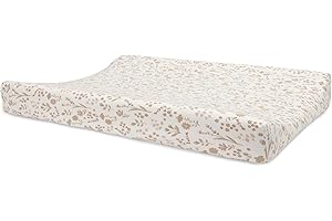 Jollein Wickelauflagenbezug Jersey - Bloomy - 50x70cm - 100% Baumwolle - OEKO-TEX-Zertifiziert - Bezug Wickelauflage