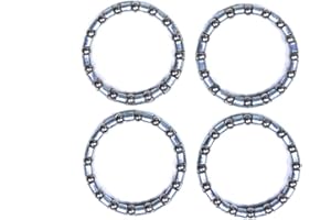 OldNewBikes Cojinetes/rodamientos (4 uds.) de 16 Bolas de 5/32" (3,97mm) para Juego de dirección