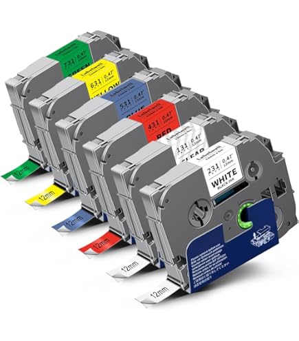 Original Brother TZe-251 Black On White 24mm X 8m Laminated P-Touch Label Tape (TZE251) - Ink N - View #9