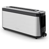 Tefal Element, Tostador 1 Ranura larga de 25 cm, 7 niveles de tostado, Inox | Potencia 1000W, Rollo integrado, Dise&ntilde;o elegant