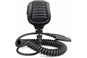 Retevis Walkie Talkie Micrófono Altavoz Impermeable IP54 Compatible con Retevis RT82 RT87 RT29 RT648 Walkie Talkie Compatible con Ailunce HD1 DMR Radio (1 pcs)